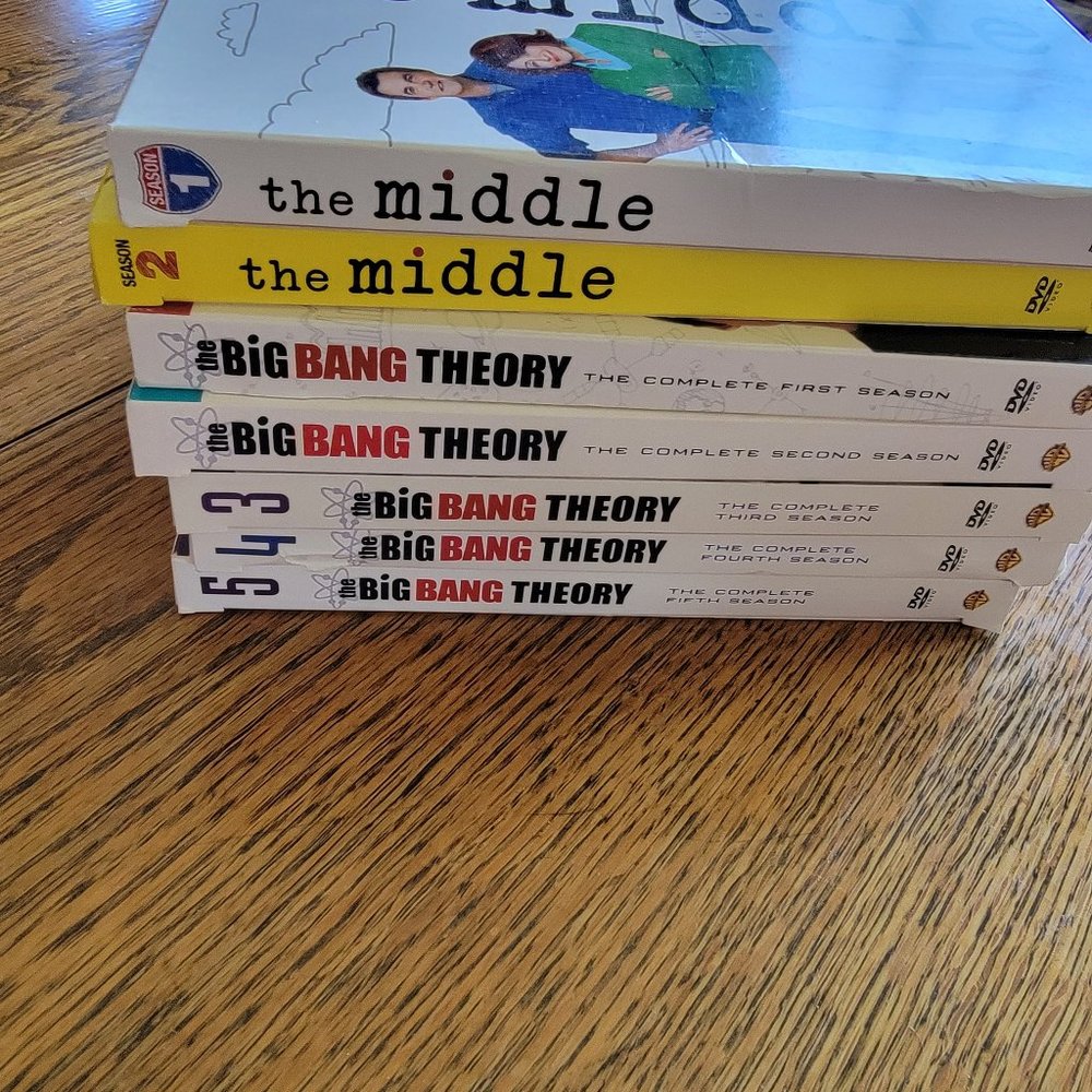 DVDs Big Bang Theory The Middle Sheldon Penny Sitcoms Series